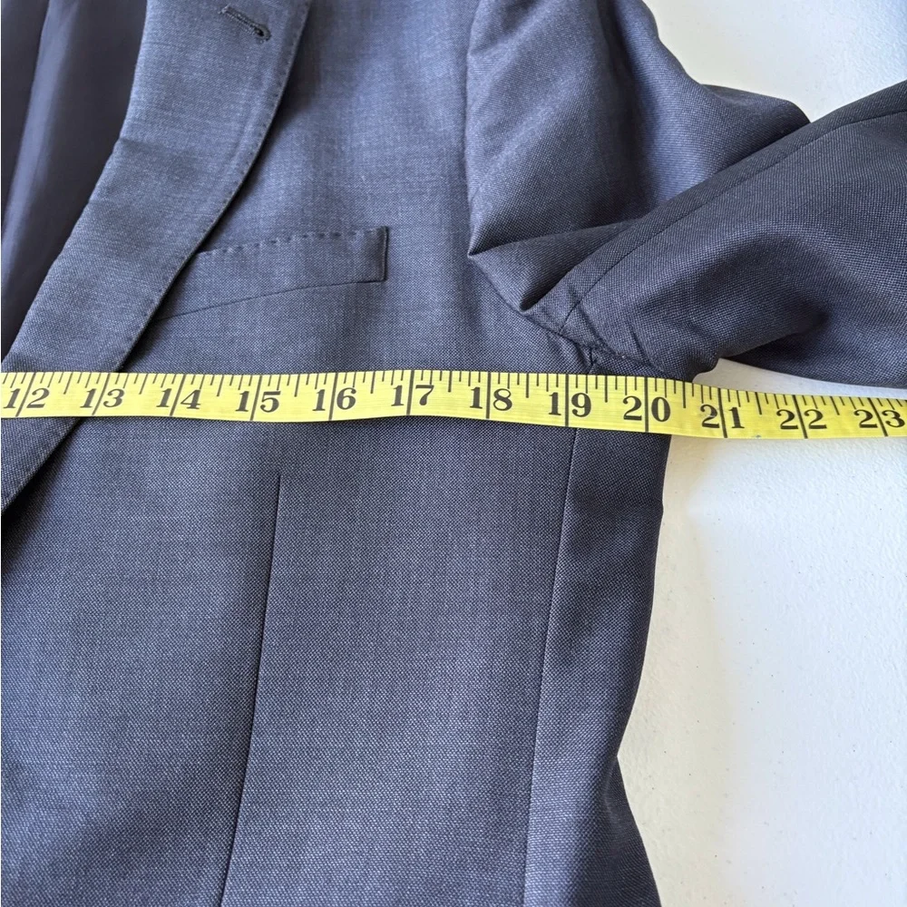 J Crew Ludlow Wool Men’s Sport Coat Blue 2 Button‎ Size 38R Tollegno 1900 Preppy